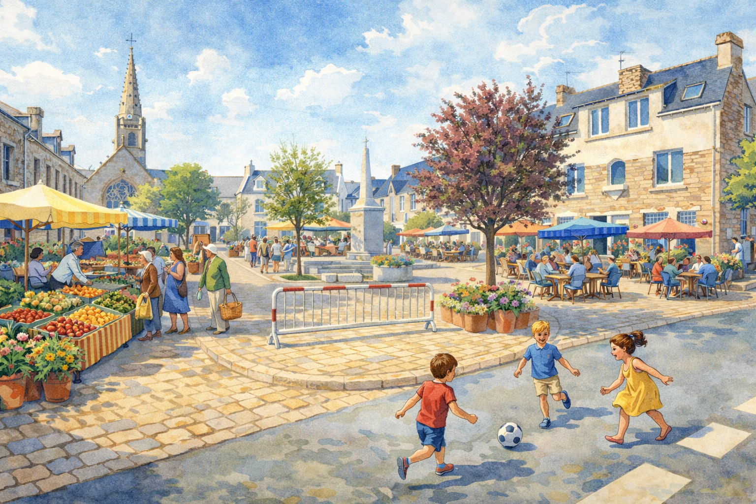 Un bourg nouveau et dynamique