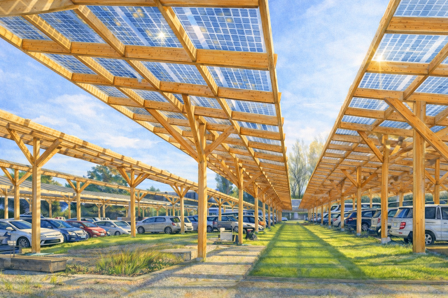 Ombrière Solaire