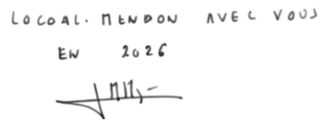 Signature de Jean-Maurice Majou